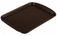 Поднос прямоугольный 425х320мм Рестола (коричневый)  422108014  8014