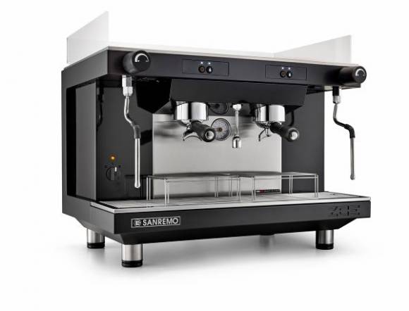 Кофемашина-полуавтомат Sanremo Zoe SAP 2 высокие гр. чёрная UZN221212006B