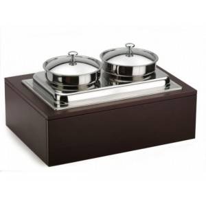 Мармит 1-х блюд 2х5л Pintinox Buffet кастрюли с крышками 51135556 38350