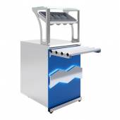 Прилавок для приборов и подносов Elektra Luxstahl ПП (С)-600 Premium