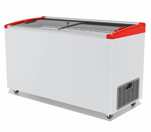 Ларь морозильный с наклонным гнутым стеклом Frostor Gellar FG 500 E v25 красный Ларь морозильный с наклонным гнутым стеклом Frostor Gellar FG 500 E v25 красный