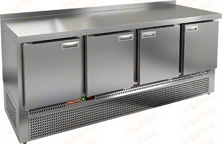 Стол морозильный Hicold GNE 1111/BT 4 двери (агрегат внизу)
