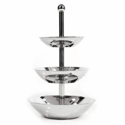 Этажерка 3 яруса, d 21/25/31 см, h 50 см, нержавейка, P.L. Proff Cuisine H0140C