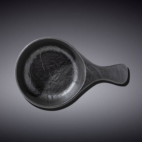 Форма для запекания 160 мл 100 мм с ручкой Wilmax WL-661138/A черная /6/72/ Форма для запекания 160 мл 100 мм с ручкой Wilmax WL-661138/A черная /6/72/