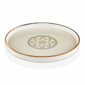 Тарелка круглая с бортом 190мм фарфор,серия Tessera By Bone TN-TS-HL-19-RD /6/