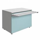 Прилавок нейтральный Luxstahl ПН-1100