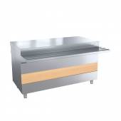 Прилавок для горячих напитков ПГН-1200-02-О Atesy (Ривьера) (1200мм) с отверстиями под полку