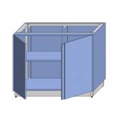 МОБ-Д 800х700х860 серия RD1 Каркас с обшивкой ЛДСП, двери, 2-е внутр.полки