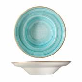 Тарелка глубокая 400 мл 240 мм h=52 мм Аква, форма Гурмэ Bonna AAQGRM24CK b