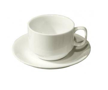 Чайная пара 250мл Chan Wave (Classic) Ivory ч+б /6/ фк Чайная пара 250мл Chan Wave (Classic) Ivory ч+б /6/ фк