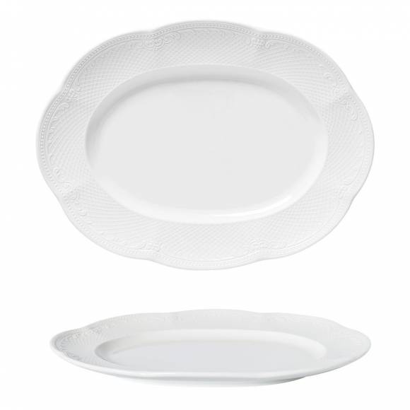 Блюдо овальное 24*18 см,фарфор, Aristocrat, Noble NEW 313031