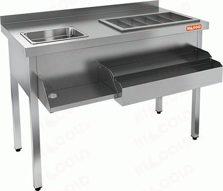 Барная станция открытая HICOLD НКС-12/6БПК