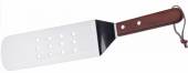 Лопатка 37 см. изогнутая раб. часть 20*7 см. нерж. перфор. широкая с дерев. ручкой N1-A01 /1/96/ Лопатка 37 см. изогнутая раб. часть 20*7 см. нерж. перфор. широкая с дерев. ручкой N1-A01 /1/96/