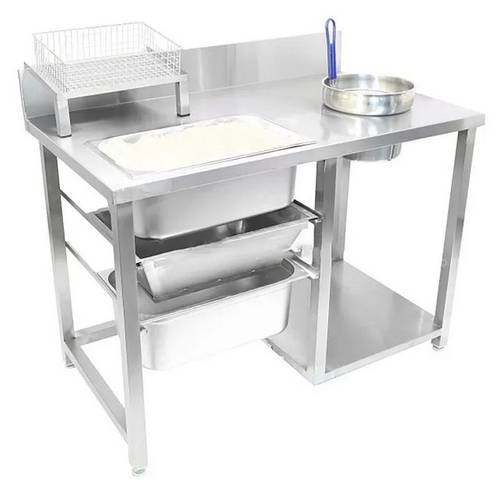 Стол для панировки с ручным просеиванием Robolabs SR-P1-120