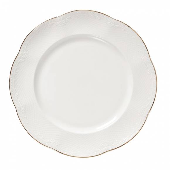 Тарелка 27 см, фарфор, Aristocrat Gold Noble 313006-Gold /6/