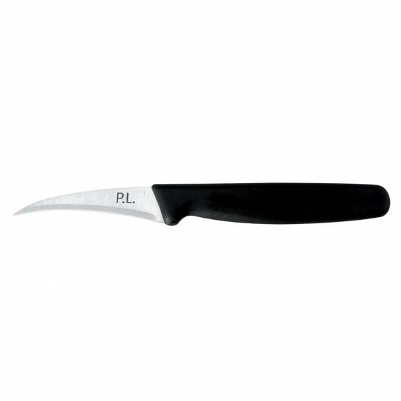 Нож PRO-Line для карвинга 7 см, черная пластиковая ручка, P.L. Proff Cuisine KB-07-70NYD-BK101-RE-PL