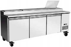 Стол холодильный саладетта 3-дверный доп. отделение (3+6+3)хGN1/3 Koreco TPP93(TPP3) передвижн. 8766 Стол холодильный саладетта 3-дверный доп. отделение (3+6+3)хGN1/3 Koreco TPP93(TPP3) передвижн. 8766