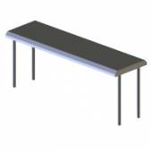 Полка настольная Gastrolux ПН-083/1 нерж. прямая Полка настольная Gastrolux ПН-083/1 нерж. прямая