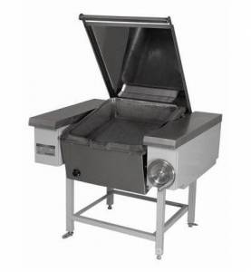 Электросковорода с чугунной чашей 38л Проммаш СЭЧ-0,25Н 3Ф облицовка нерж.