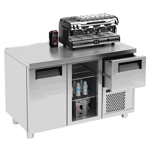 Стол холодильный T57 M2-1-G 0430-19 корпус нерж, без борта, планка (BAR-250C Carboma) Стол холодильный T57 M2-1-G 0430-19 корпус нерж, без борта, планка (BAR-250C Carboma)