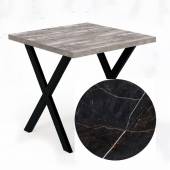 Стол прямой 800х800х750 Х-образный Файерстоун Стол прямой 800х800х750 Х-образный Файерстоун