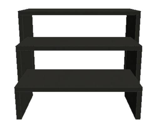 Горки для блюд серия RD2 композит набор 3шт цвет черный