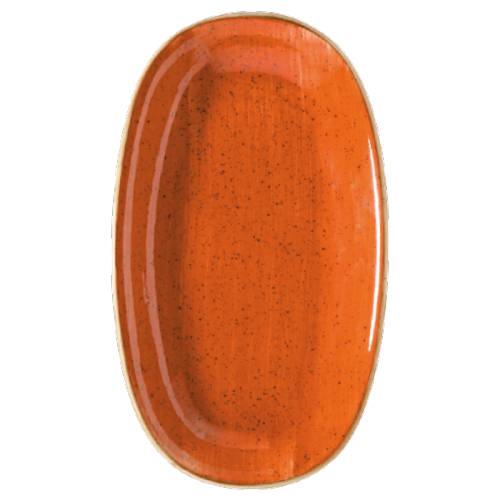 Блюдо овальное 24х14см фарфор Gourmet Aura Terracota Bonna /12/ ATC GRM 24 OKY