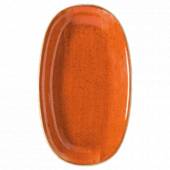 Блюдо овальное 24х14см фарфор Gourmet Aura Terracota Bonna ATCGRM24OKY b
