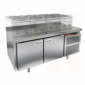 Стол морозильный Hicold GN11/BT LT  (2 расп. двери, под.теплов.оборуд)