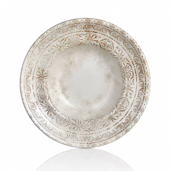 Тарелка глубокая 28 см,фарфор Antico By Bone AN-GT-28-CK /6/