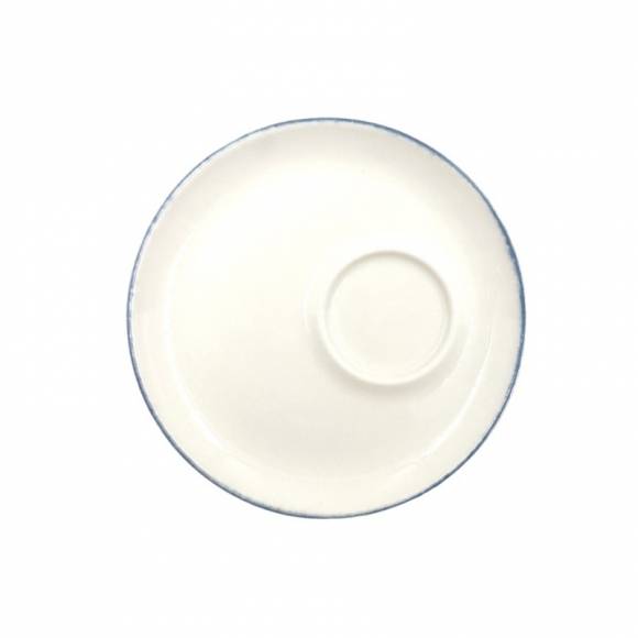 Блюдце 120 мм фарфор Gourmet Retro Bonna E101BNC01ESP-T синий край