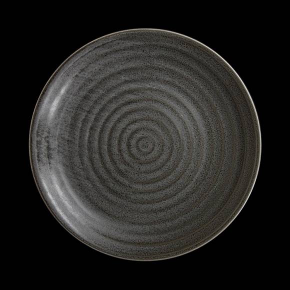 Тарелка мелкая без бортов 283 мм Corone Urbano серый 10512cem