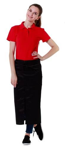 Футболка Поло женская р-р 46 красная короткий рукав M фп012