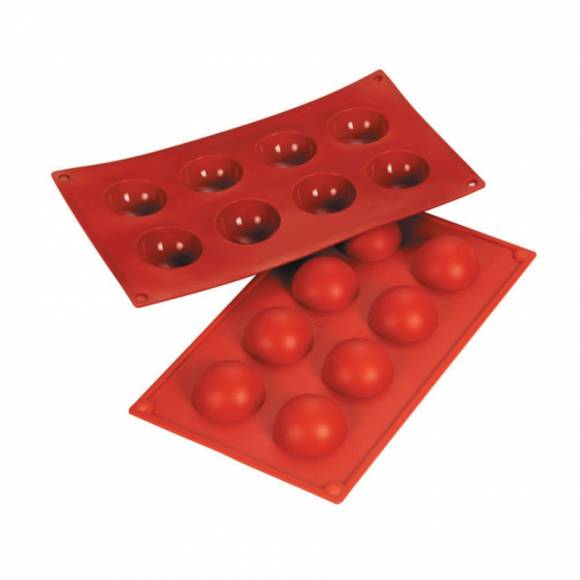Форма силиконовая P.L. Proff Cuisine D-006 "Полусфера" 24 ячейки d 30 мм, h 15 мм (30*17,5 см)