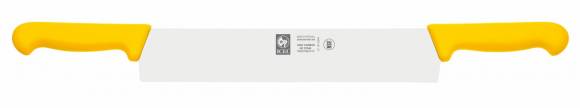 Нож для сыра 300/570 мм. с двумя ручками, желтый PRACTICA Icel 24300.9501000.300 Нож для сыра 300/570 мм. с двумя ручками, желтый PRACTICA Icel 24300.9501000.300