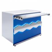 Прилавок нейтральный Elektra Luxstahl ПН-1200 Premium