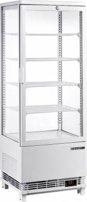 Витрина верт.холодильная настольная COOLEQ CW-98 WHITE