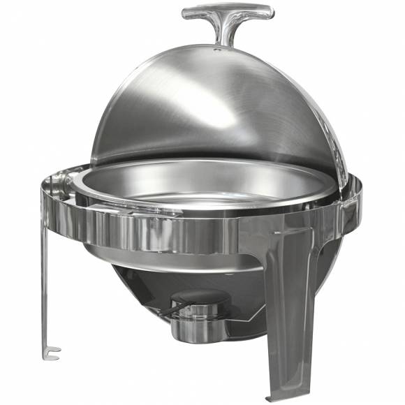 Чафинг-диш 6л круглый ERGO FQ-CD-192 с крышкой Roll-Top