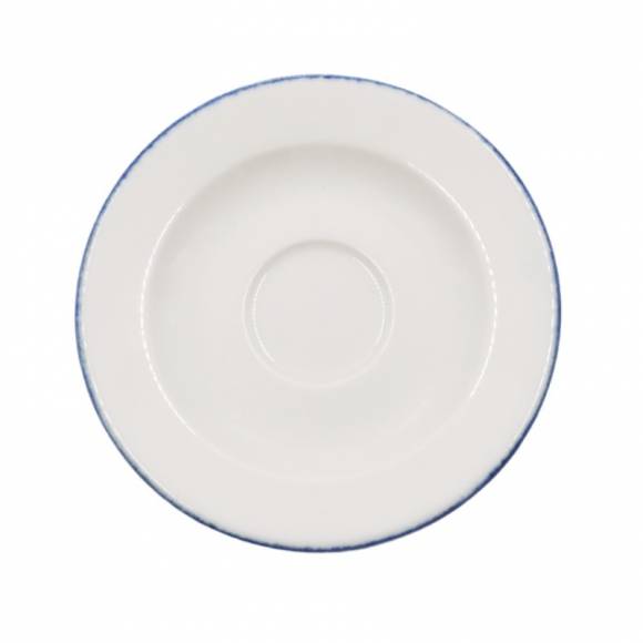 Блюдце 120 мм фарфор Banquet Retro Bonna E101BNC02KT синий край