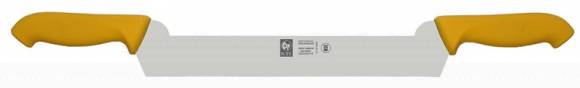 Нож для сыра 260/540 мм. с двумя ручками, желтый PRACTICA Icel 24300.9504000.260
