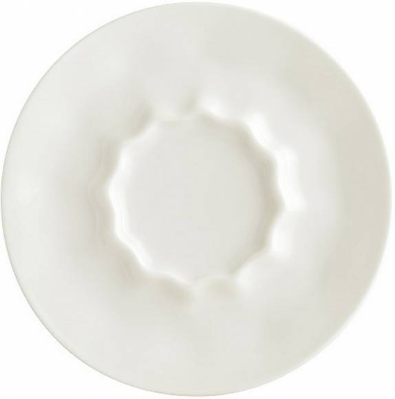 Блюдце 120 мм Белый, форма Ро Bonna Raw RAW01ESP-T