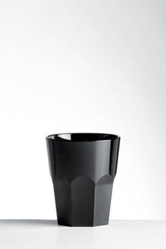 Стакан низкий 270мл GRANITY Acrylic Nipco черный 98мм 190786 /72/