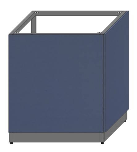 МОБ-У 800х700х860 серия RD1 Каркас с обшивкой ЛДСП (угловой) МОБ-У 800х700х860 серия RD1 Каркас с обшивкой ЛДСП (угловой)