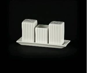 Набор для специй фарфор с+п+з Chan Wave (Quadro) ivory LQ-QSP0002/2 фк0328.