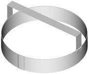 Форма-вырубка кондитерская Круг 90х50мм Спика Форма-вырубка кондитерская Круг 90х50мм Спика