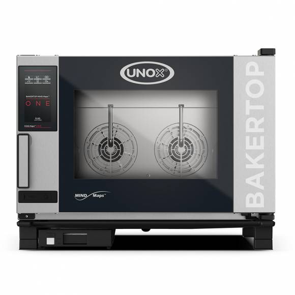 Пароконвектомат Unox (BakerTop MIND.maps)  XEBC-04EU-E1LM 4 уровн. 600х400 петли справа