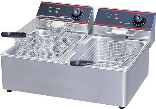 Фритюрница 4л+4л EKSI HEF-4L-2