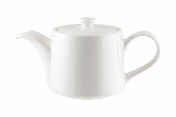 Чайник 800 мл. заварочный Белый, форма Банкет Bonna BNC02DM