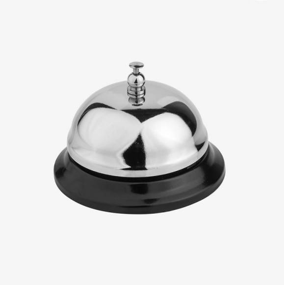 Звонок барный хром.сталь 75мм MGsteel Звонок барный хром.сталь 75мм MGsteel
