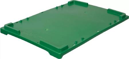 Крышка к ящику 600*400*20 мм. сплошная зеленая /1/200/